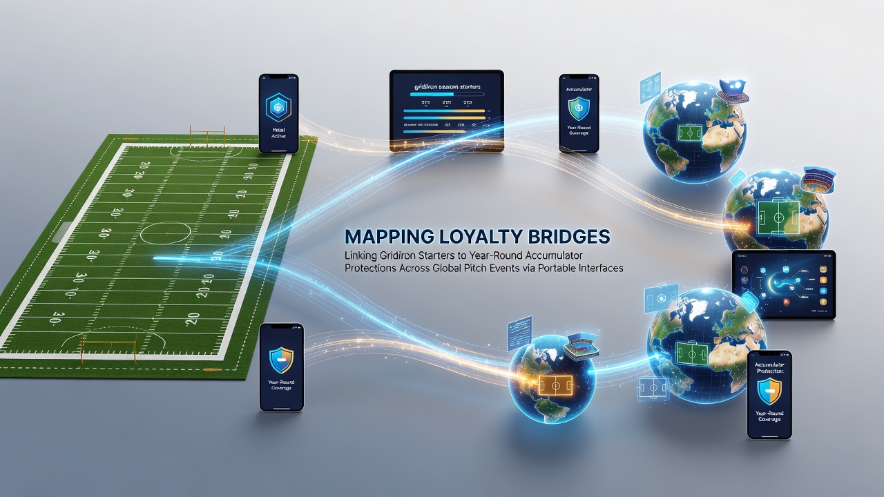 Mobile app interface showing loyalty points transferring between gridiron and soccer betting sections