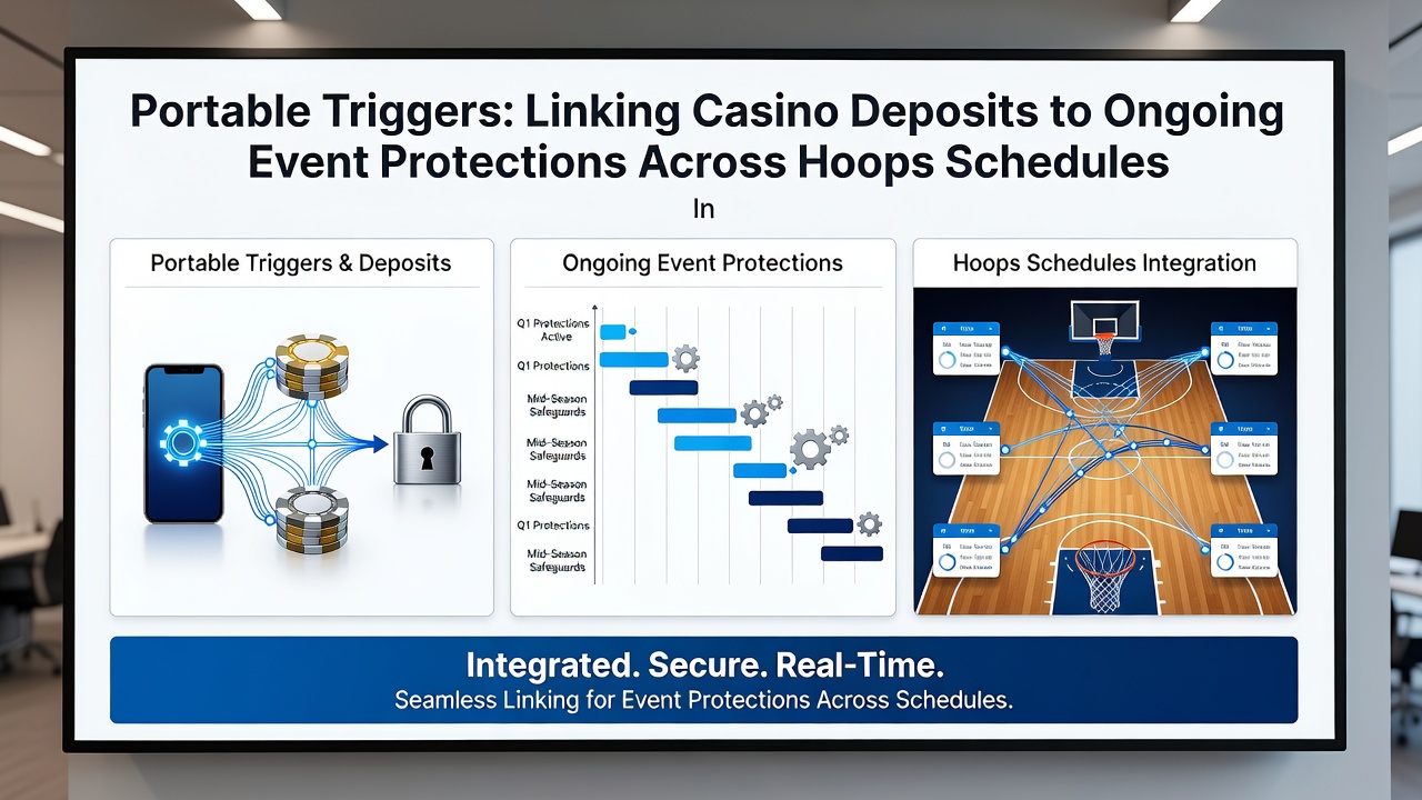 Diagram illustrating deposit flow from casino sections to event protections in basketball and soccer apps