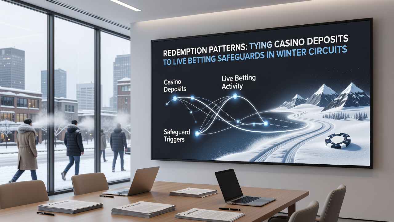 Mobile app interface showing redemption patterns from casino deposits to winter live betting safeguards